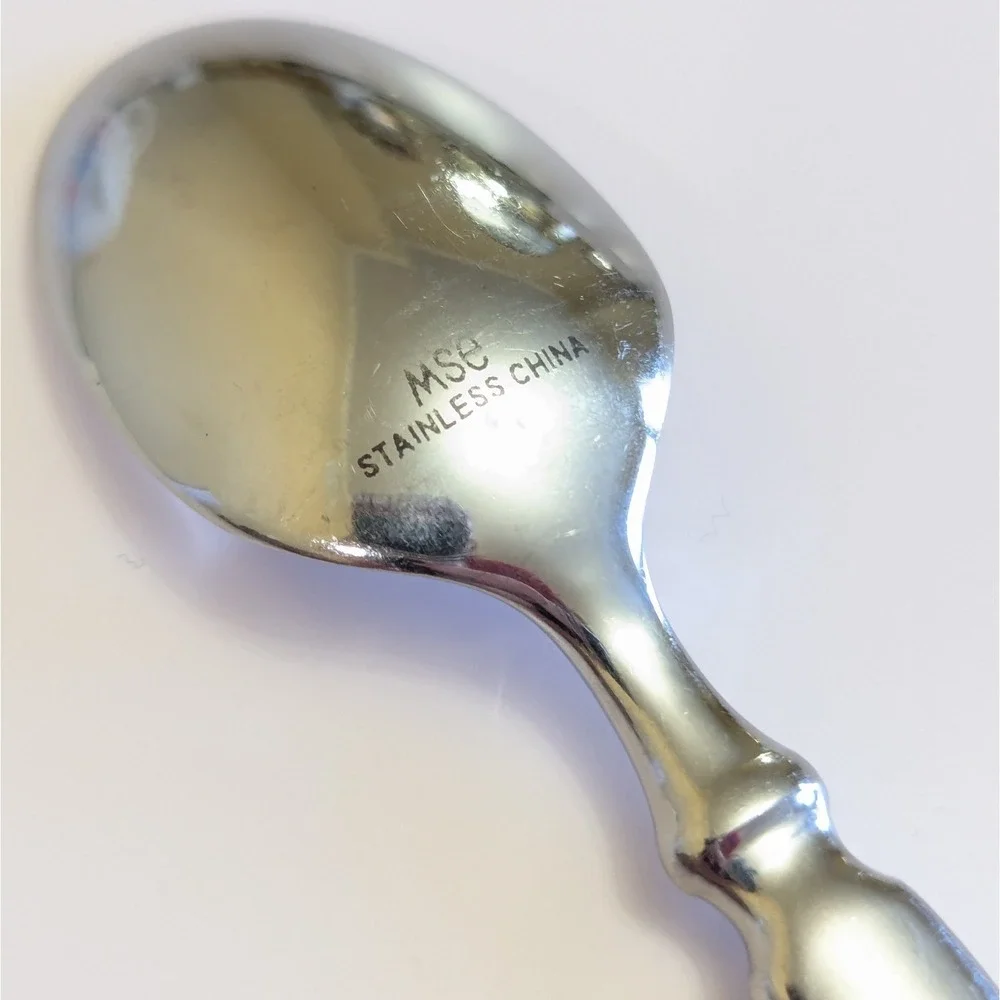 MSE Martha Stewart EMPIRE Stainless Flatware One Teaspoon Heavy Handle 6 5/8